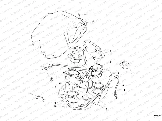 THROTTLE BODY » INTAKE, CARBURETTOR