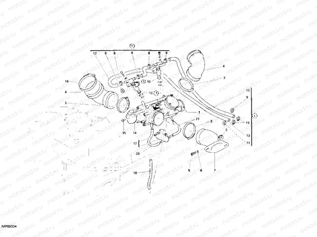 THROTTLE BODY » INTAKE, CARBURETTOR