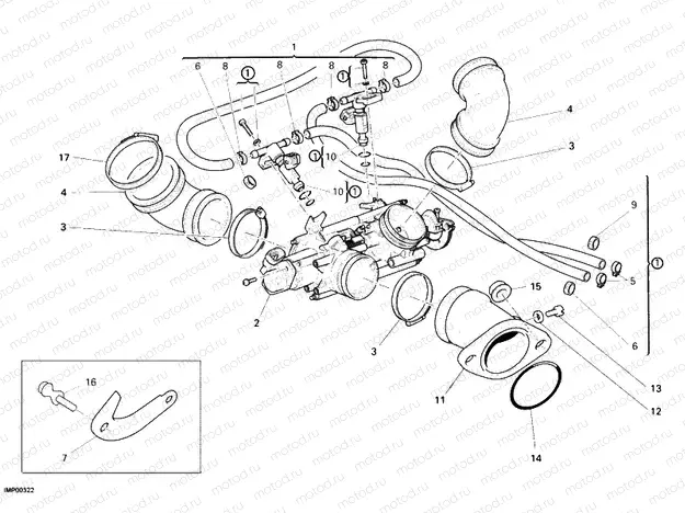 THROTTLE BODY » INTAKE, CARBURETTOR