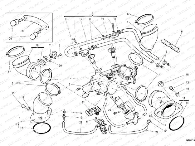 THROTTLE BODY » INTAKE, CARBURETTOR