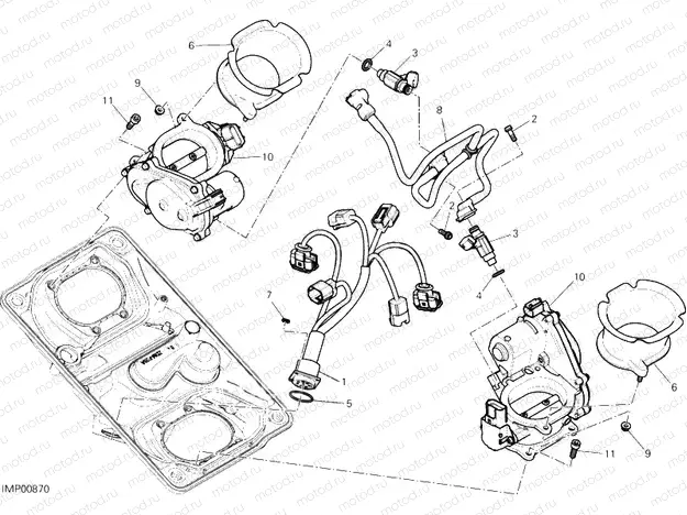 THROTTLE BODY » INTAKE, CARBURETTOR