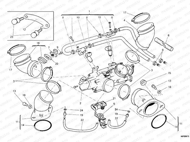 THROTTLE BODY » INTAKE, CARBURETTOR