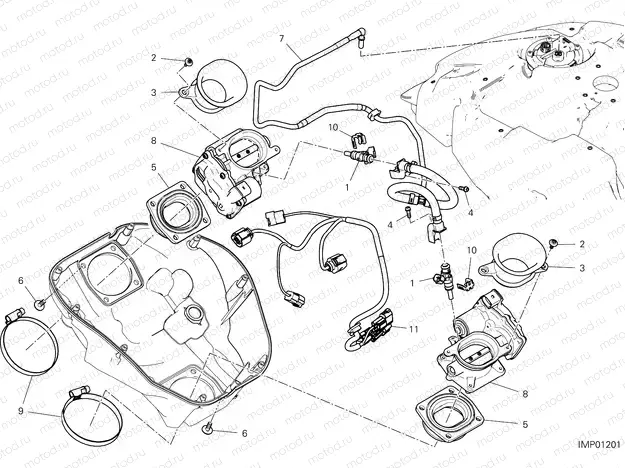 THROTTLE BODY [MOD:DVL1260]