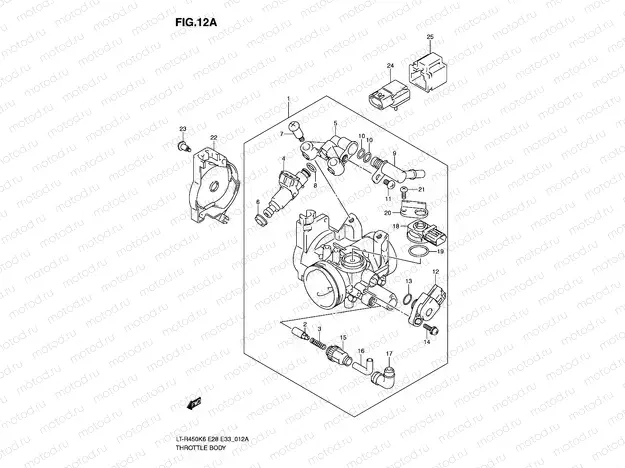 THROTTLE BODY (MODEL K9/L0)