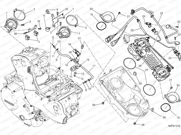 THROTTLE BODY [MOD:M 1200]
