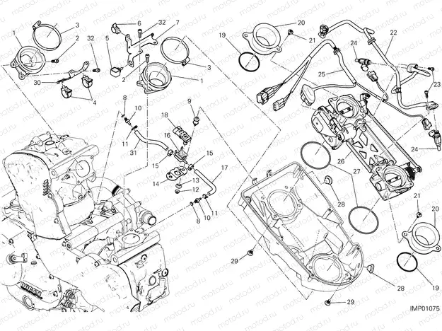 THROTTLE BODY [MOD:M 821]