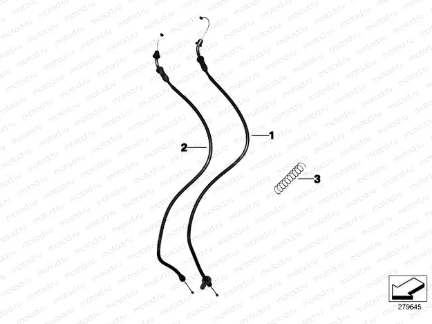 Throttle cables