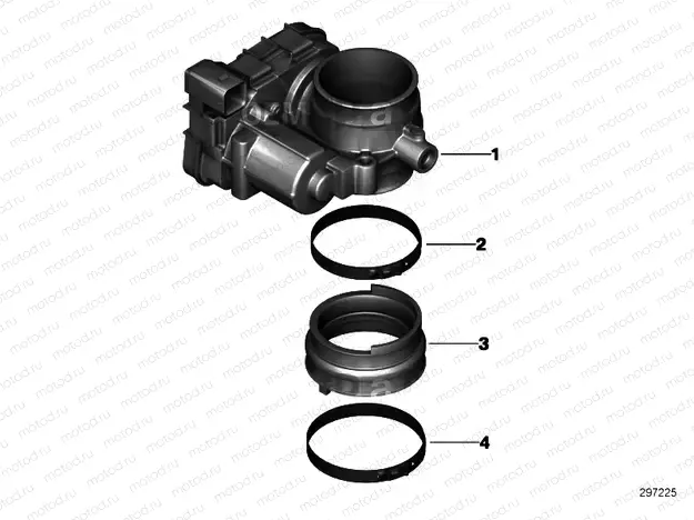 THROTTLE VALVE AND ACTUATOR