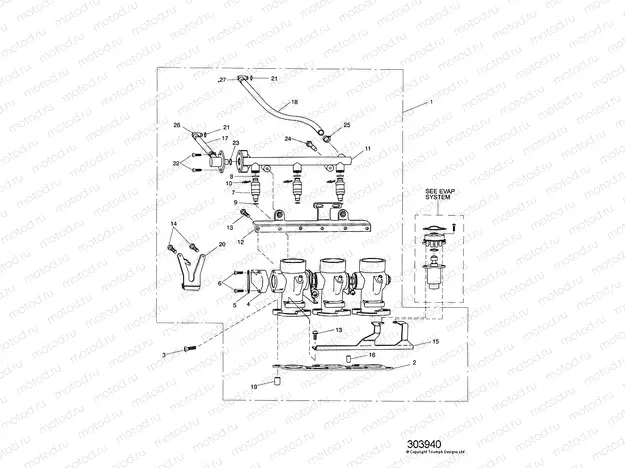 Throttles,Injectors & Fuel Rail
