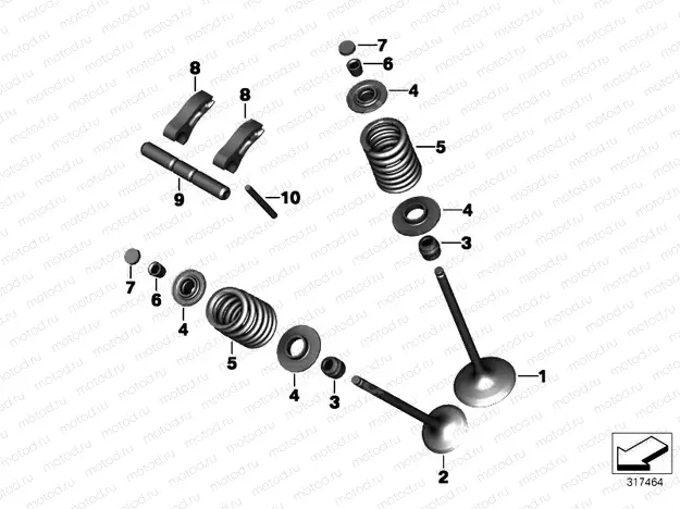 TIMING GEAR - INTAKE VALVE/EXHAUST VALVE