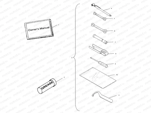 TOOL KIT - A00CH33AD (4959905990E001) | TOOL KIT - A00CH33AD (4959905990E001)
