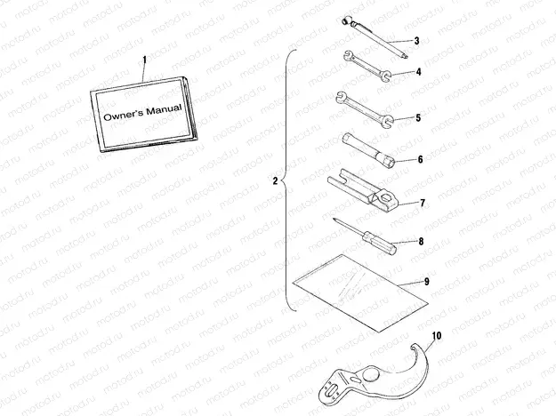 TOOL KIT - A01BA50AA (4963716371D013) | TOOL KIT - A01BA50AA (4963716371D013)
