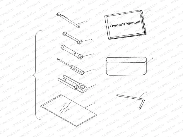 TOOL KIT - A03GJ50AA/AB (4975767576D07) | TOOL KIT - A03GJ50AA/AB (4975767576D07)