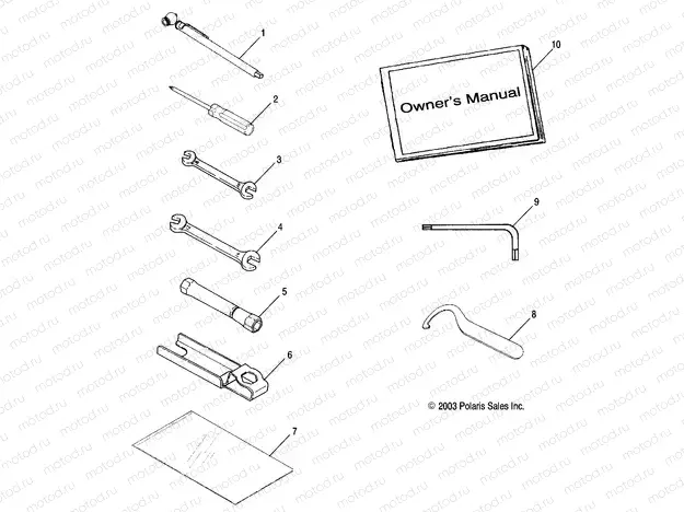 TOOL KIT - A04CH50AO/AQ/AR/AS/AT/AV/AW/AX (4986088608E01) | TOOL KIT - A04CH50AO/AQ/AR/AS/AT/AV/AW/AX (4986088608E01)