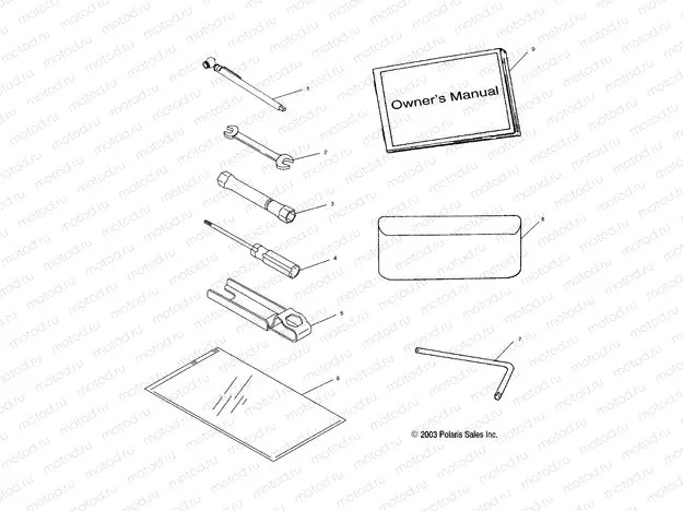 TOOL KIT - A04GJ50AA/AB/AC/AD (4986168616D09) | TOOL KIT - A04GJ50AA/AB/AC/AD (4986168616D09)