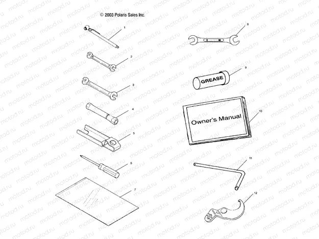 TOOL KIT - A04JD32AA (4977487748E04) | TOOL KIT - A04JD32AA (4977487748E04)