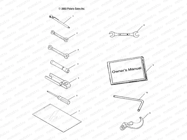 TOOL KIT - A04JD50AA/AB/CA (4985938593E09) | TOOL KIT - A04JD50AA/AB/CA (4985938593E09)