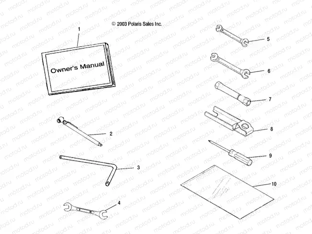TOOL KIT - A05CL50AA (4995019501E03) | TOOL KIT - A05CL50AA (4995019501E03)
