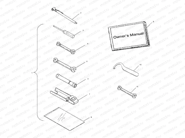 TOOL KIT - A10RD50AA (4970977097E01) | TOOL KIT - A10RD50AA (4970977097E01)