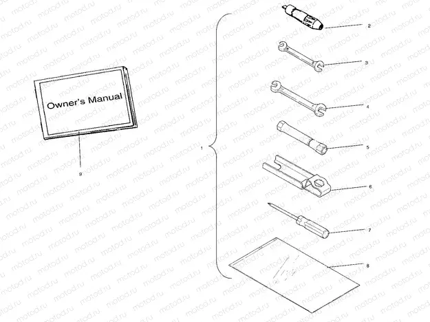 TOOL KIT ASSEMBLY - W958144 (4926862686e001) | TOOL KIT ASSEMBLY - W958144 (4926862686e001)