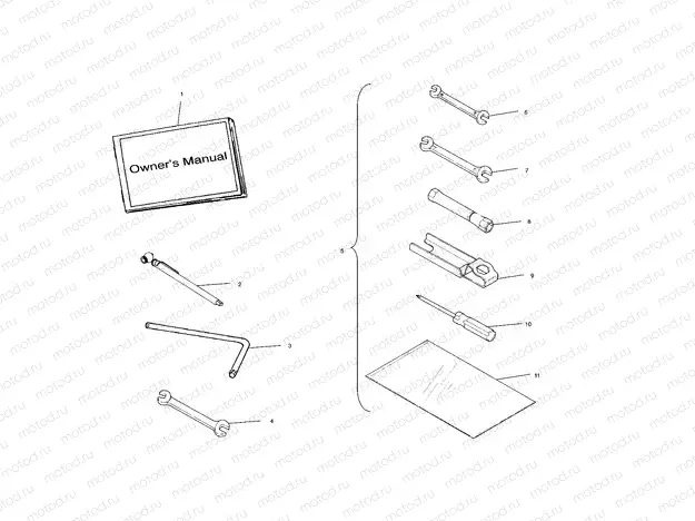 TOOL KIT - C02CL50AB (4972367236E04) | TOOL KIT - C02CL50AB (4972367236E04)