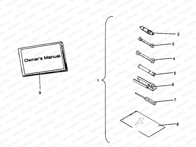 TOOL KIT  Magnum 2X4 W967544 (4936033603C007) | TOOL KIT  Magnum 2X4 W967544 (4936033603C007)