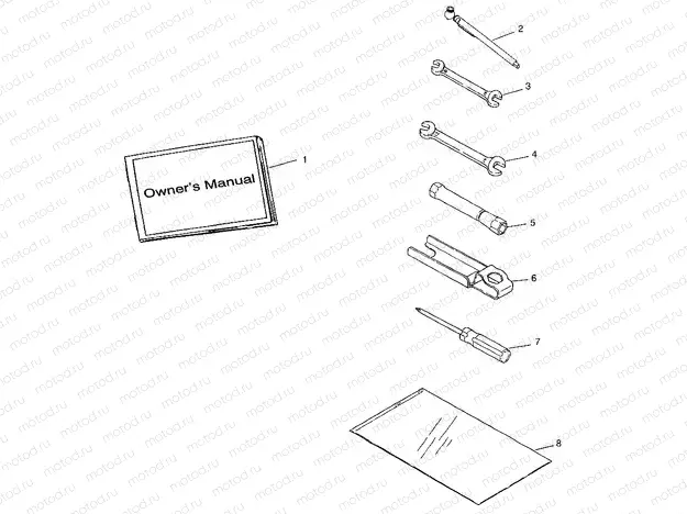 TOOL KIT  Magnum 2X4 W97AA42A (4940704070C007) | TOOL KIT  Magnum 2X4 W97AA42A (4940704070C007)
