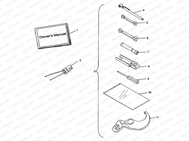 TOOL KIT - N98AC42D (4945214521B014) | TOOL KIT - N98AC42D (4945214521B014)