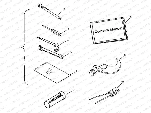TOOL KIT - S98CH50E(B) (4950135013e007) | TOOL KIT - S98CH50E(B) (4950135013e007)