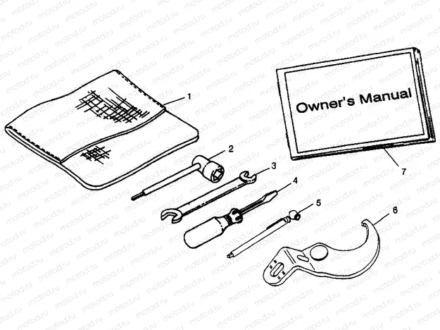 TOOL KIT Scrambler 400L W97BC38C (4939893989C011) | TOOL KIT Scrambler 400L W97BC38C (4939893989C011)