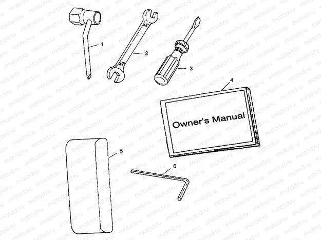 TOOL KIT SL 700 B974071 | TOOL KIT SL 700 B974071, Intl. SL 700 I974071, SL 700 Deluxe B974072 and In (4940874087C002)