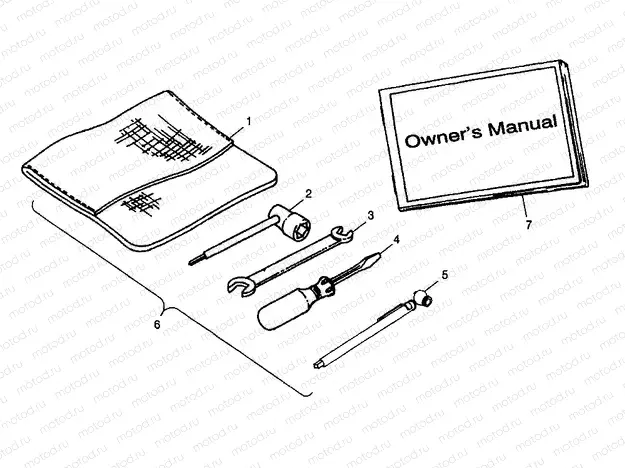 TOOL KIT Trail Boss W98AA25C (4945314531C006) | TOOL KIT Trail Boss W98AA25C (4945314531C006)
