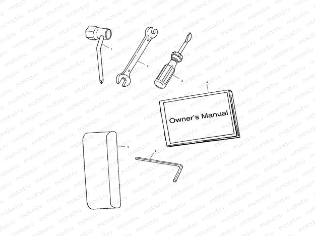 TOOL KIT - W025099D/W025099I (4971417141C10) | TOOL KIT - W025099D/W025099I (4971417141C10)