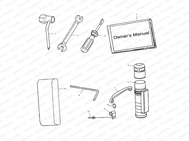 TOOL KIT - W025402D (4980948094B07) | TOOL KIT - W025402D (4980948094B07)