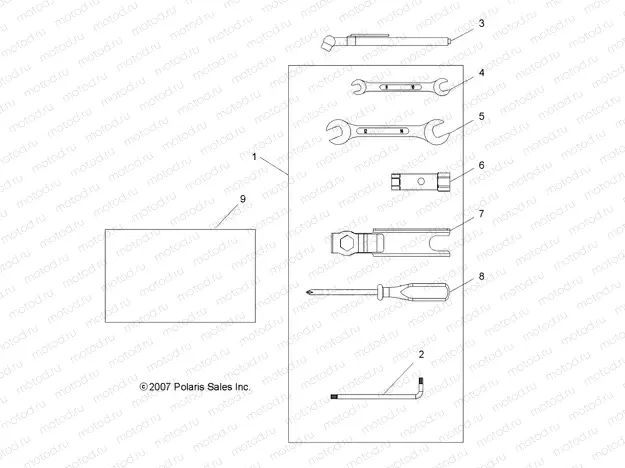 TOOLS | TOOLS, TOOL KIT - A09BA50FA (49ATVTOOL08SCRAM)