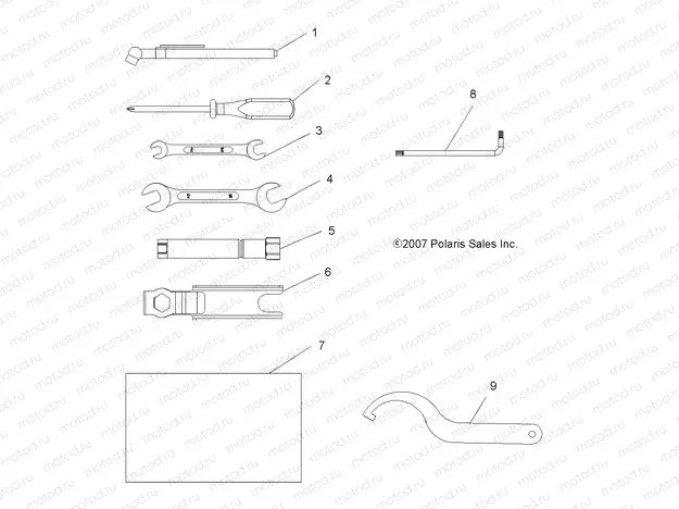 TOOLS | TOOLS, TOOL KIT - A13DH50AX/AZ (49ATVTOOL08SPX25)