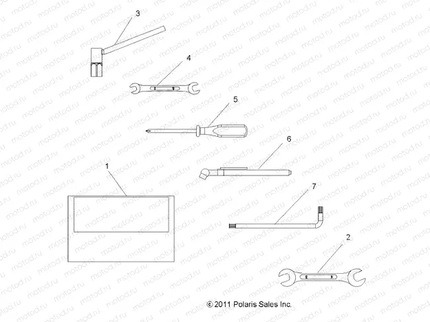 TOOLS | TOOLS, TOOL KIT - A13EA32FA (49ATVTOOL12BOSSI)