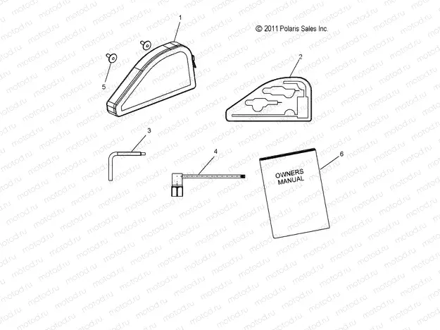 TOOLS | TOOLS, TOOL KIT and OWNERS MANUAL - S20CBA6GSL (49SNOWTOOL13INDY)