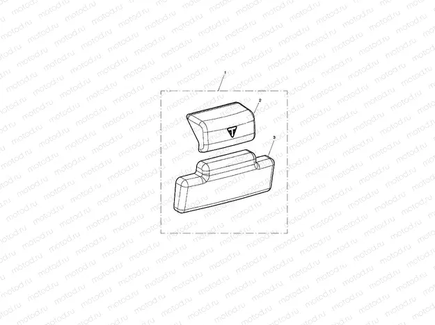 Top Box, Back Rest Kit