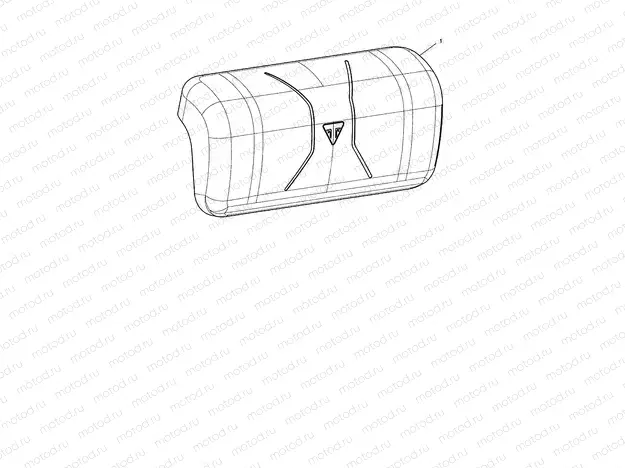 Top case back rest (trekker)