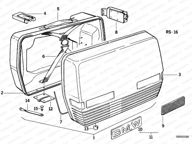 Touring case