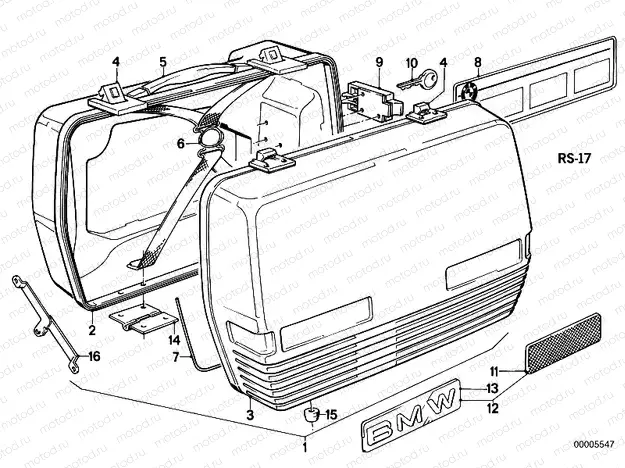 Touring case