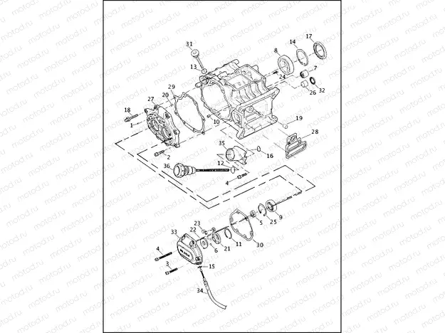 TRANSMISSION BEARINGS & COVERS