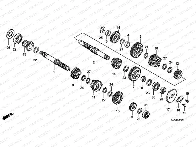 TRANSMISSION E-14 (GLH1251SH / 2SH / 3SH)