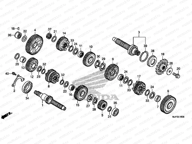 TRANSMISSION E-18 (CTX700A)