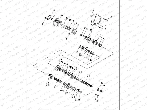 TRANSMISSION GEARS (1 OF 2)