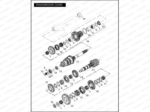 TRANSMISSION GEARS