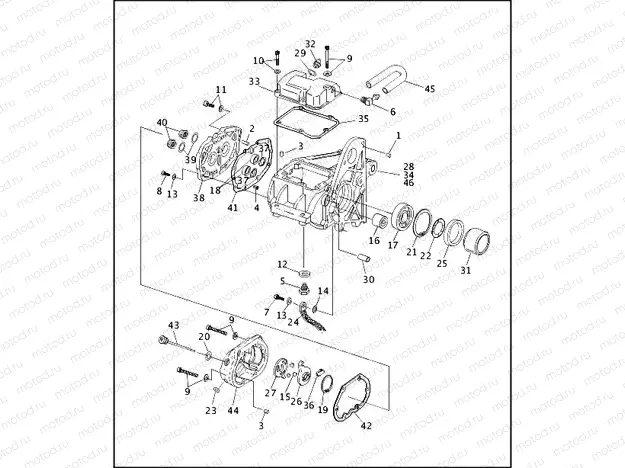 TRANSMISSION HOUSING (1 OF 2)