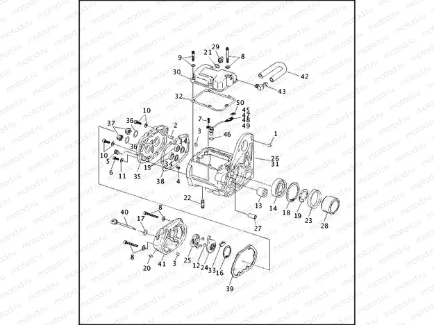 TRANSMISSION HOUSING (1 OF 2)