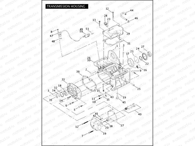 TRANSMISSION HOUSING (CONTINUED)